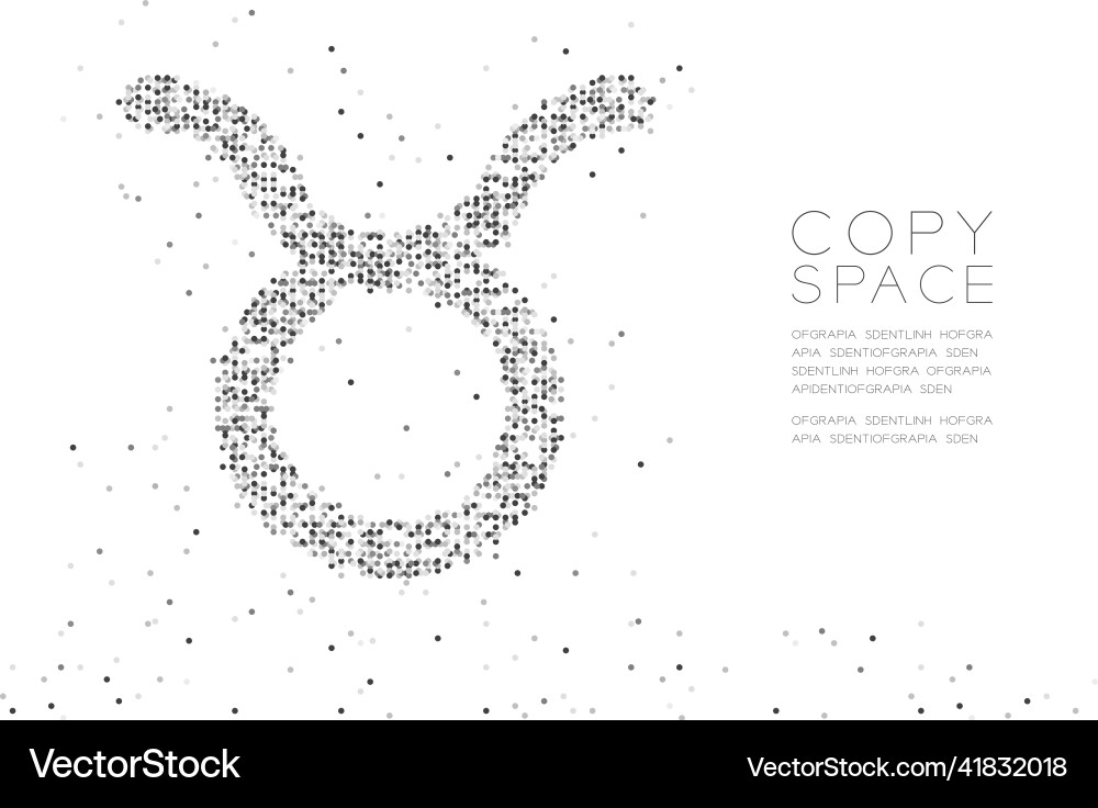 Abstract geometric circle dot pixel pattern Abstract geometric circle dot pixel pattern vector image