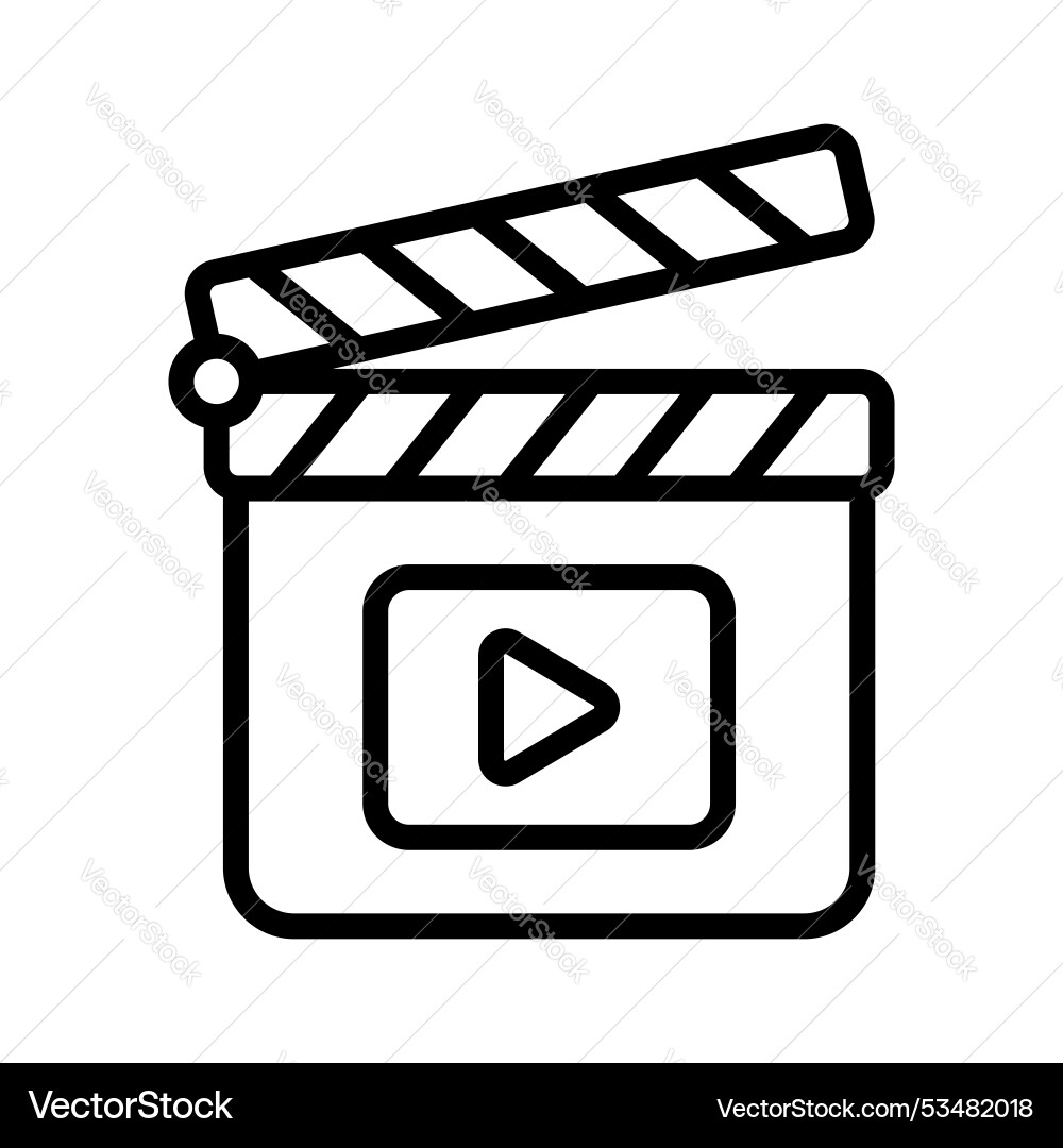 Clapper Vector Image