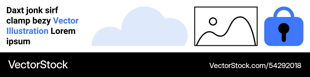 Cloud storage concept with icon image Cloud storage concept with icon image Vector Image