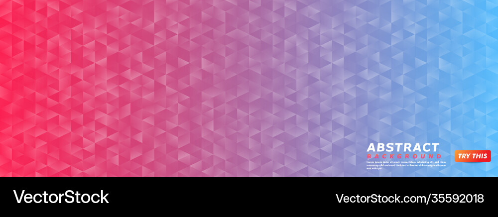 Colorful gradient with transparent mosaic texture vector image