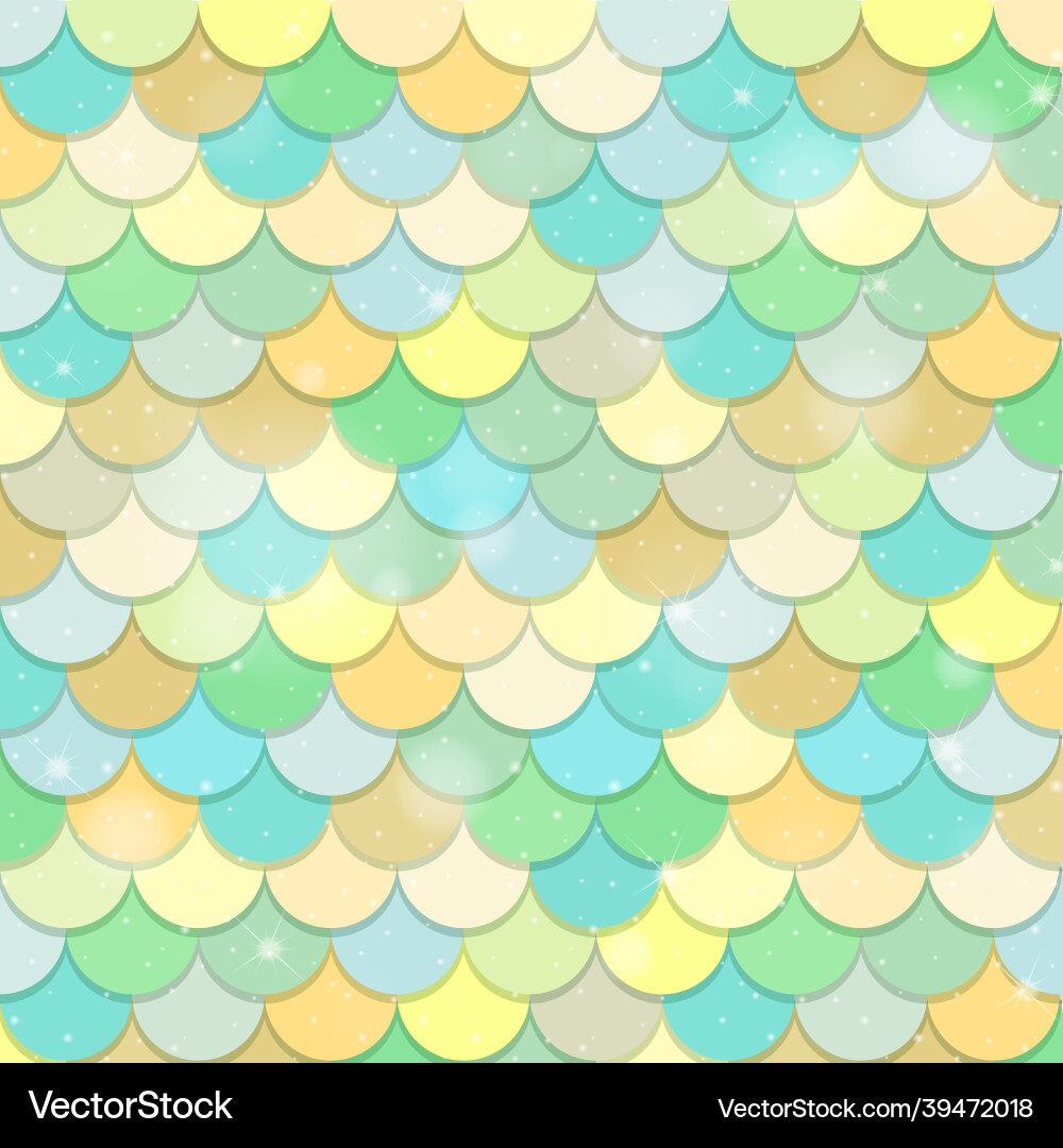 Fish scale seamless pattern background Fish scale seamless pattern background vector image