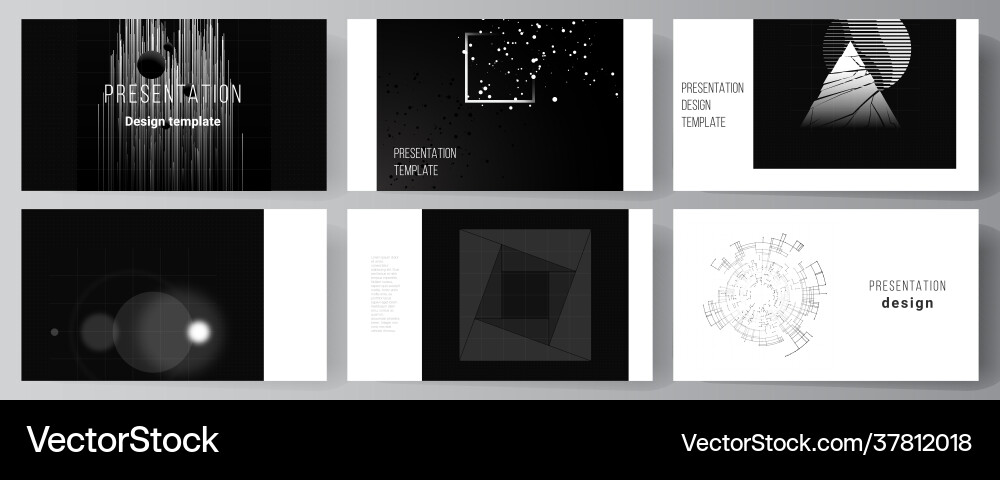 Layout presentation slides design Layout presentation slides design vector image