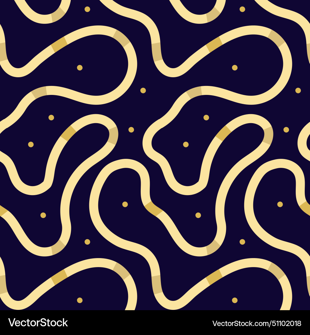 Seamless pattern with continious endless line Seamless pattern with continious endless line vector image