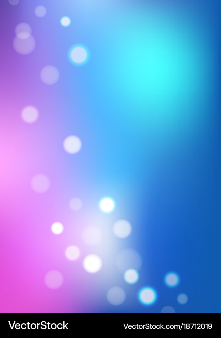 Abstract background with bokeh Vector Image