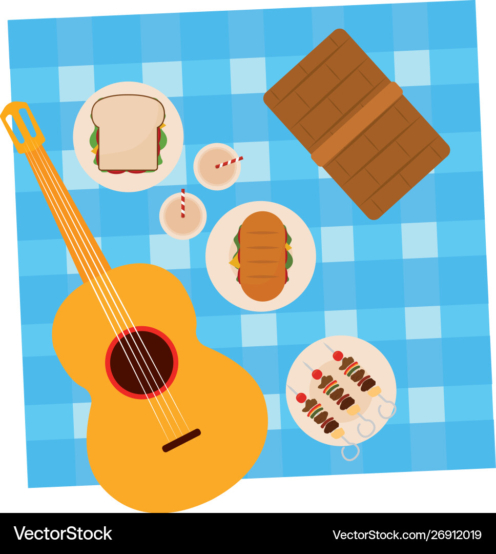 Abstract picnic object Vector Image