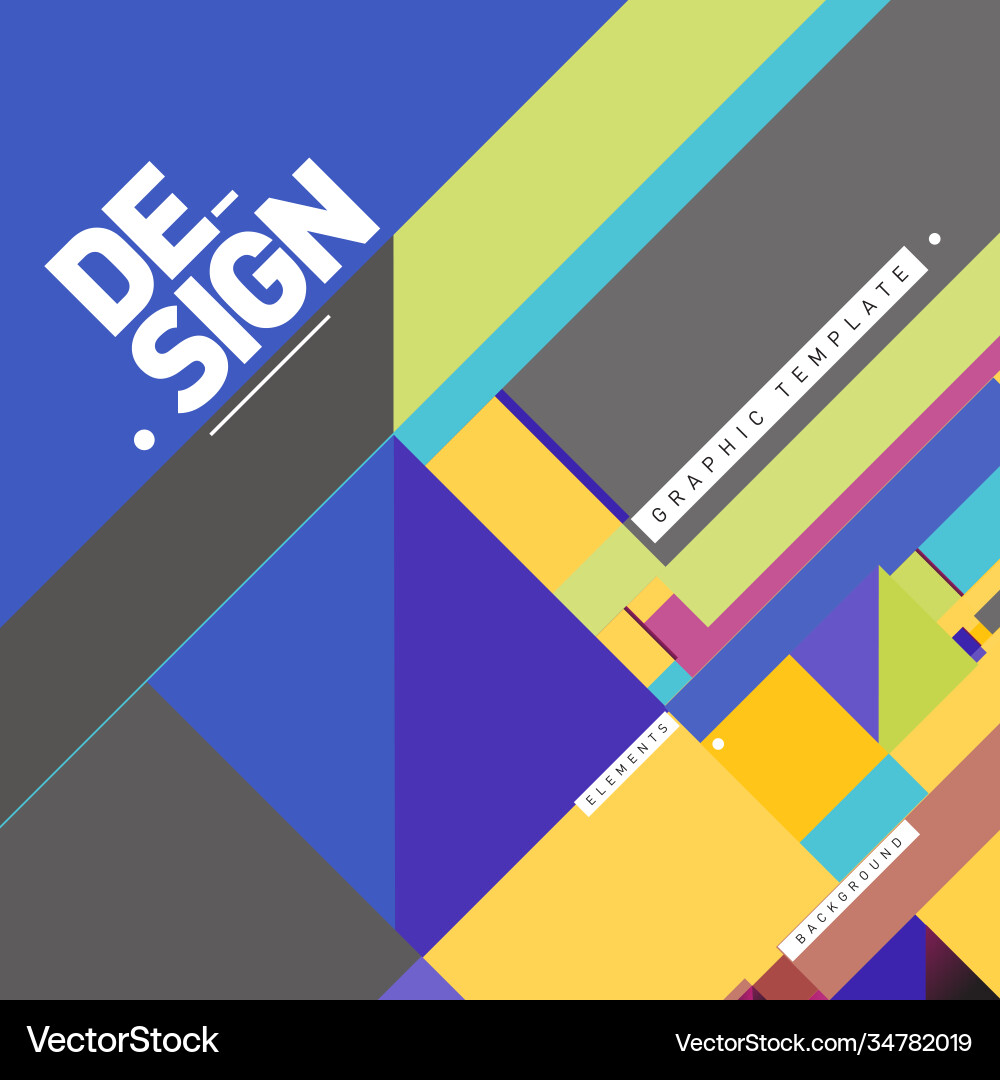 Modern colorful background material design Modern colorful background material design vector image