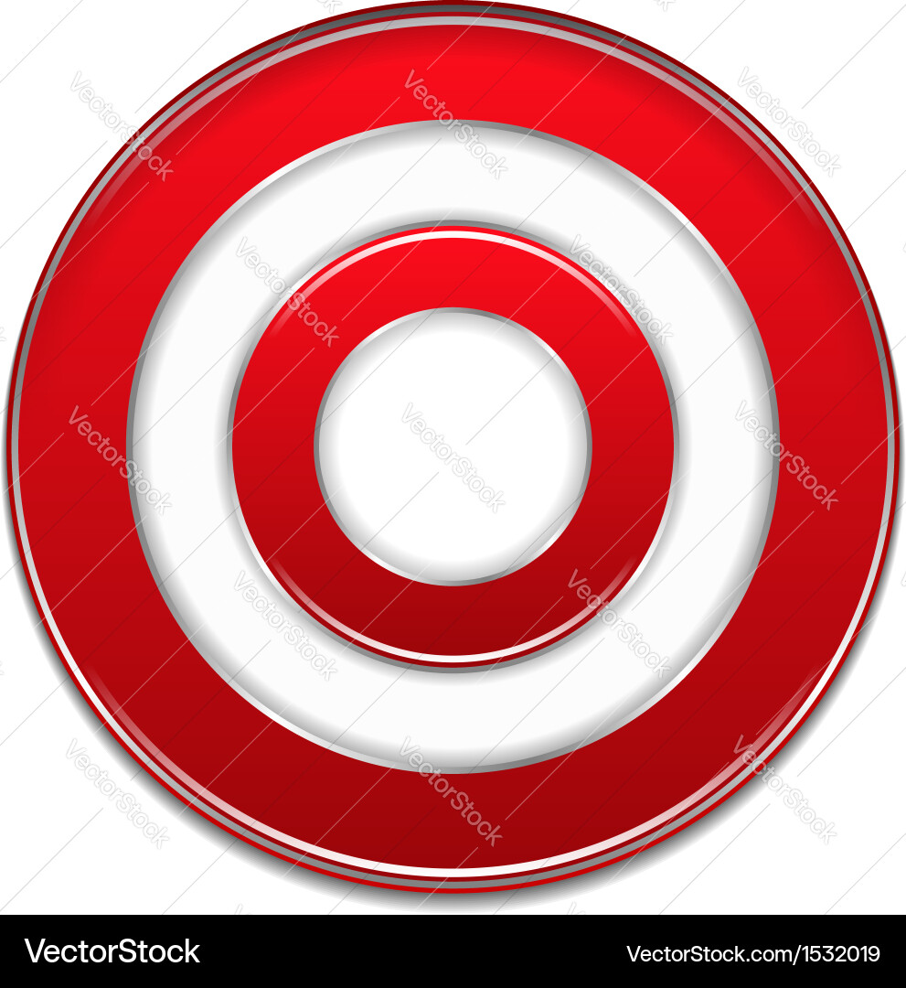 Red target Vector Image