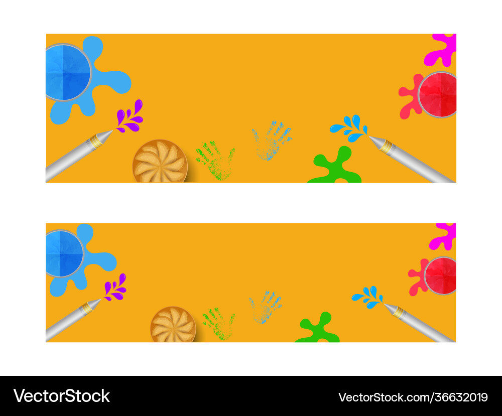 Website header or banner design with top view Vector Image