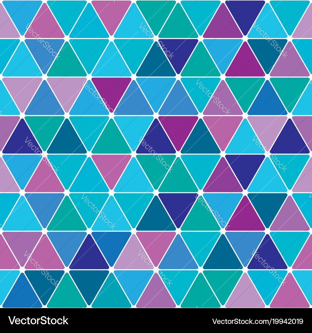 Winter triangle pattern 24 Vector Image