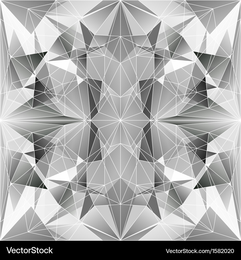 Abstract triangle background vector image