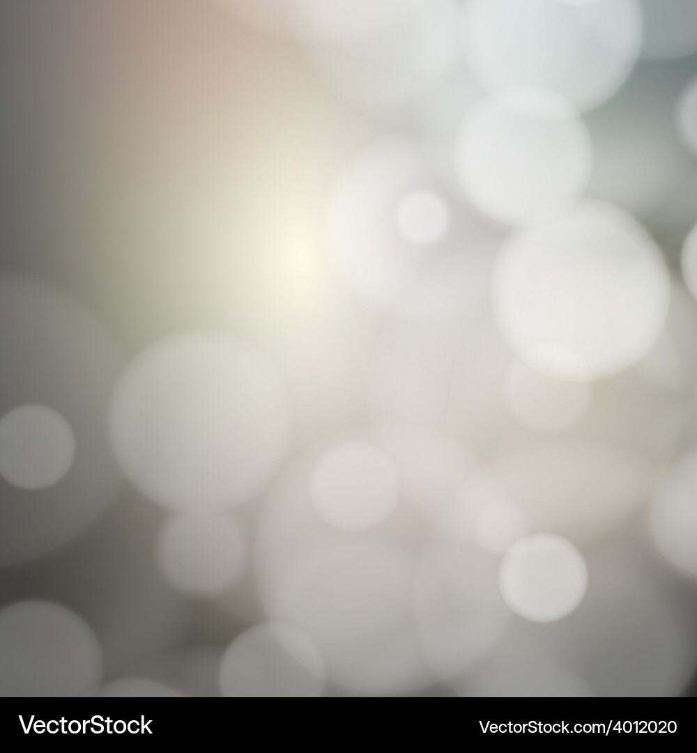 Blurry background with bokeh effect abstract vector image