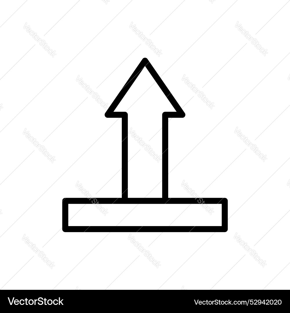 Upload icon set file image or document Vector Image
