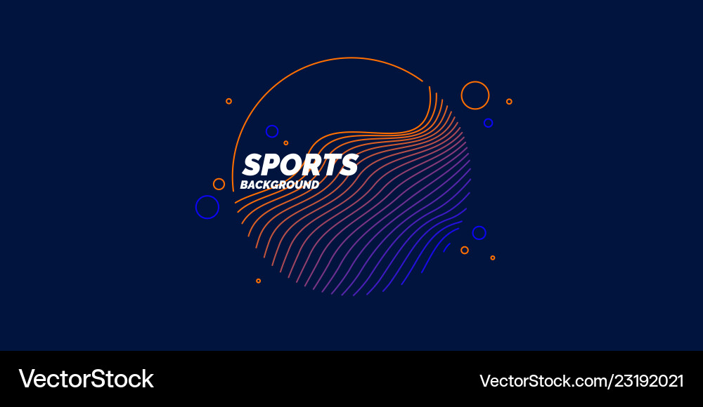 Abstract background with dynamic waves vector image