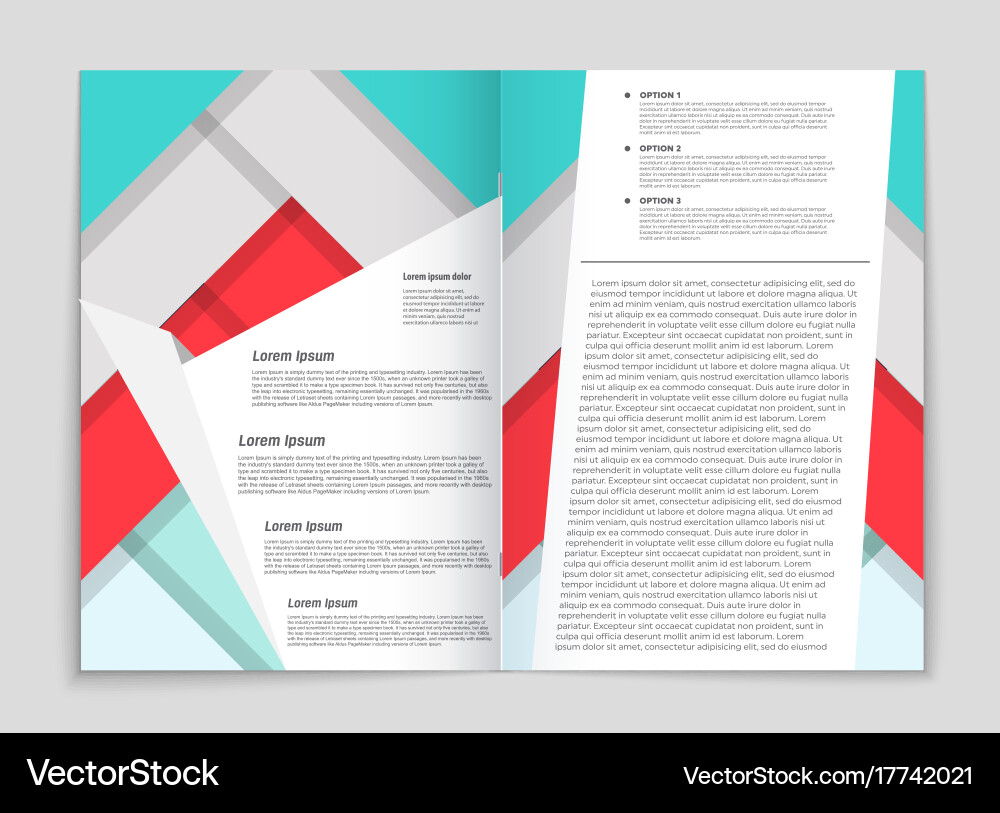 Abstract layout background set for art vector image