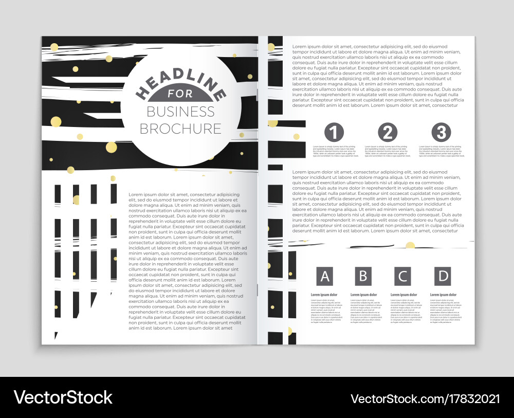Abstract layout background set for art Vector Image