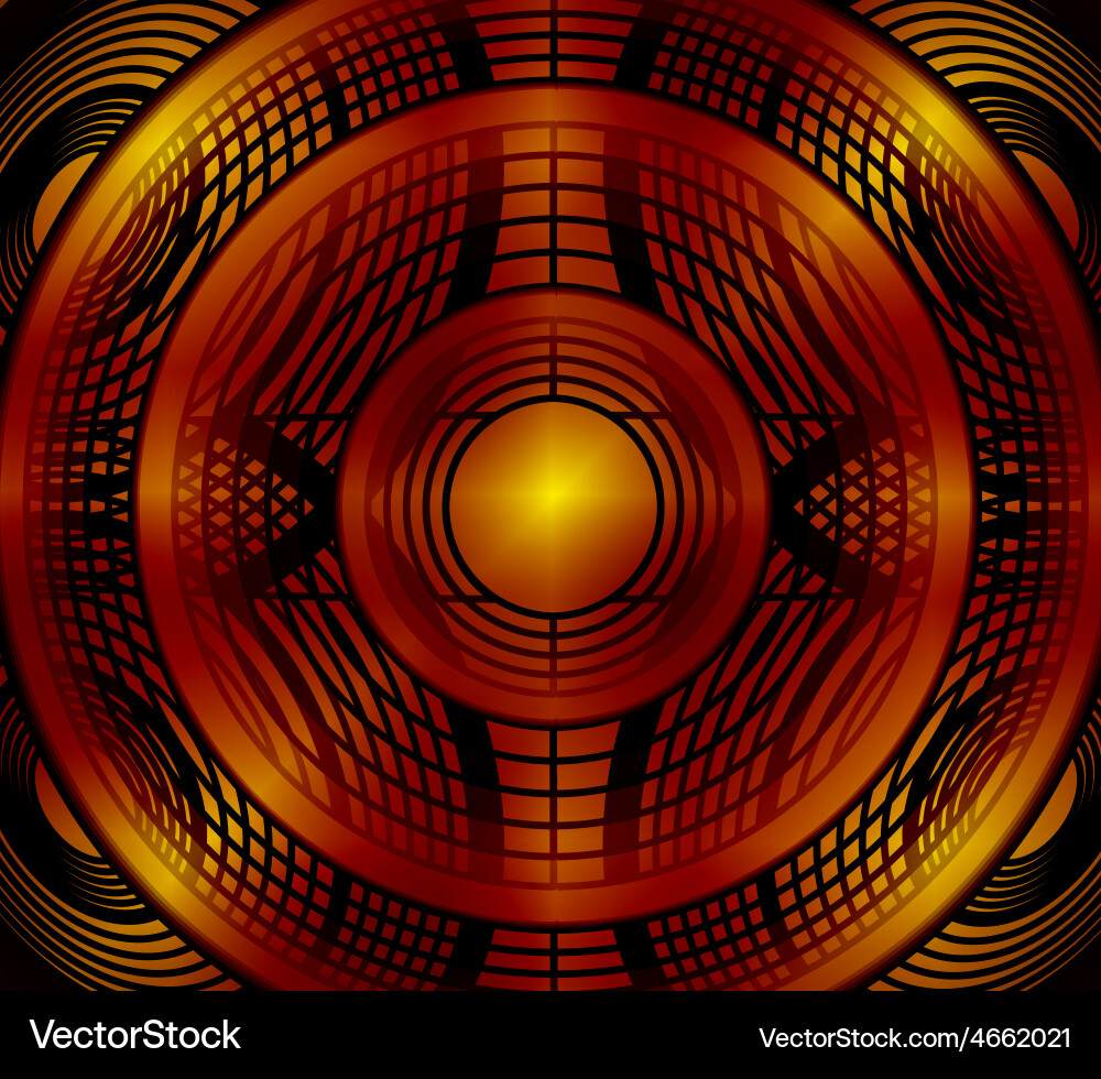 Abstract red circle background Vector Image