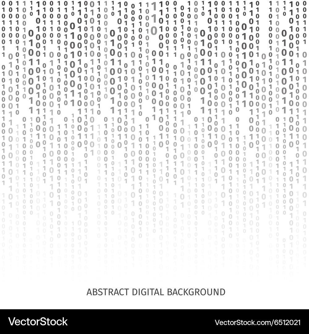 Binary Code Background vector image