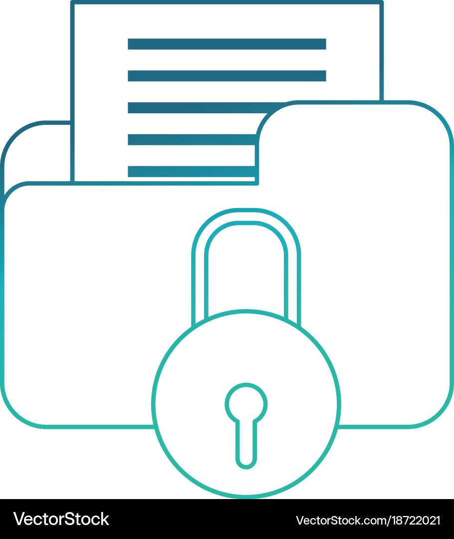 Isolated file design Vector Image