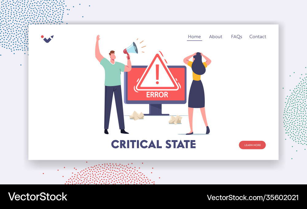System work error maintenance page not found System work error maintenance page not found vector image
