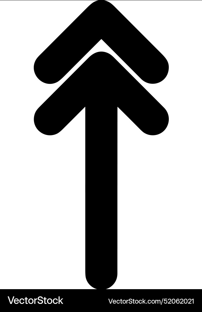 Upload outline icon symbol image Vector Image