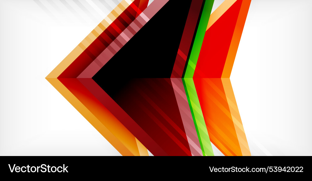 Abstract background color triangles and arrows Abstract background color triangles and arrows Vector Image