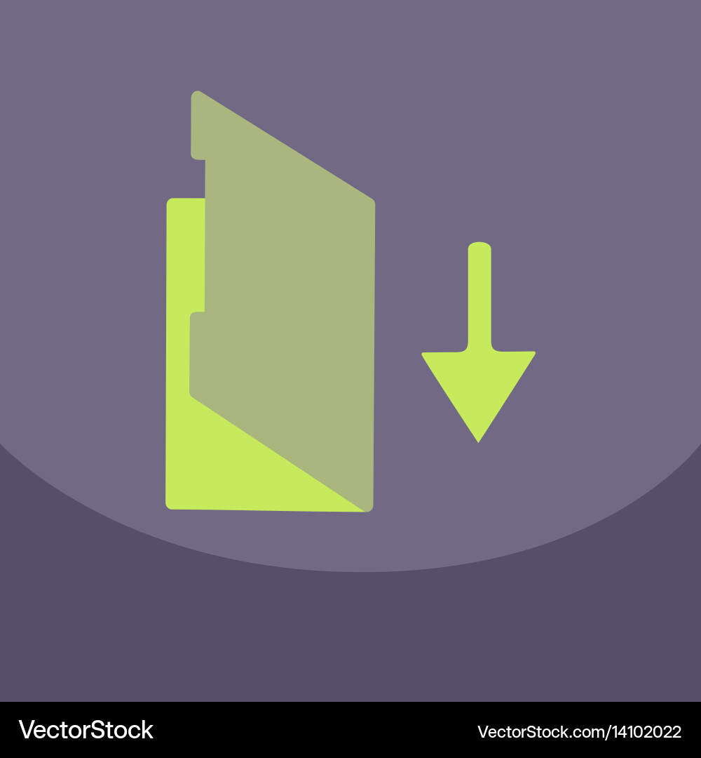 Flat style blank realistic notepad notebook vector image