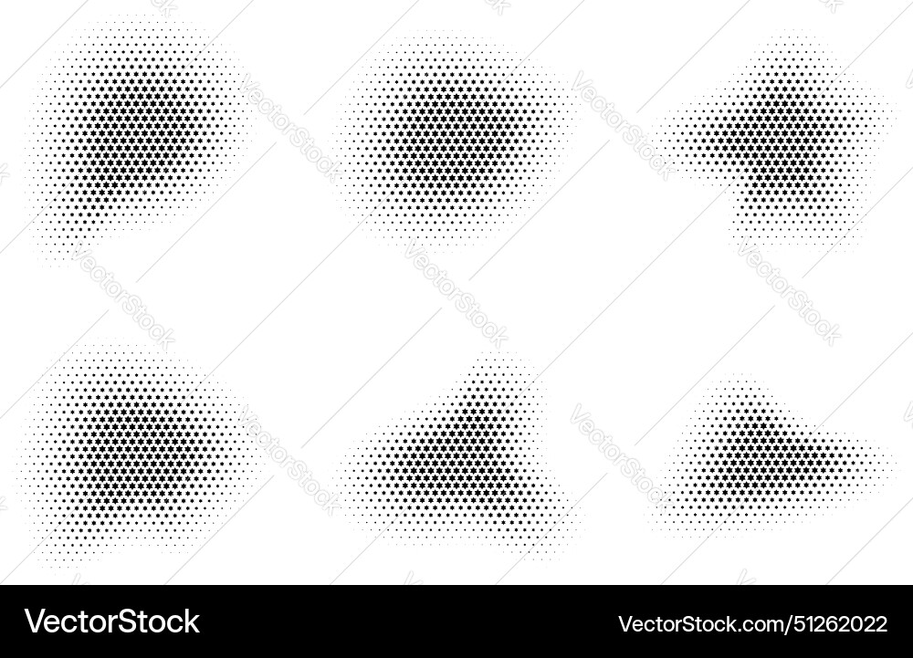 Halftone star pattern reprographic technique Halftone star pattern reprographic technique vector image