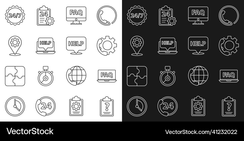 Set line clipboard with question marks laptop Set line clipboard with question marks laptop vector image