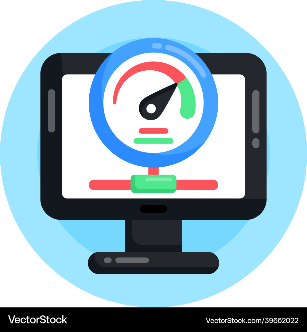 System efficiency vector image
