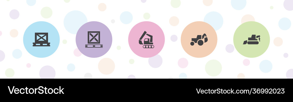 5 loader icons 5 loader icons vector image