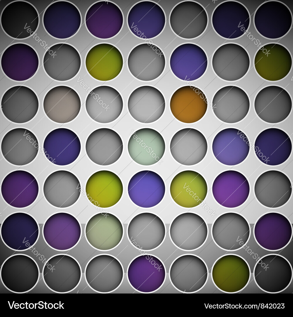 Background with circles vector image