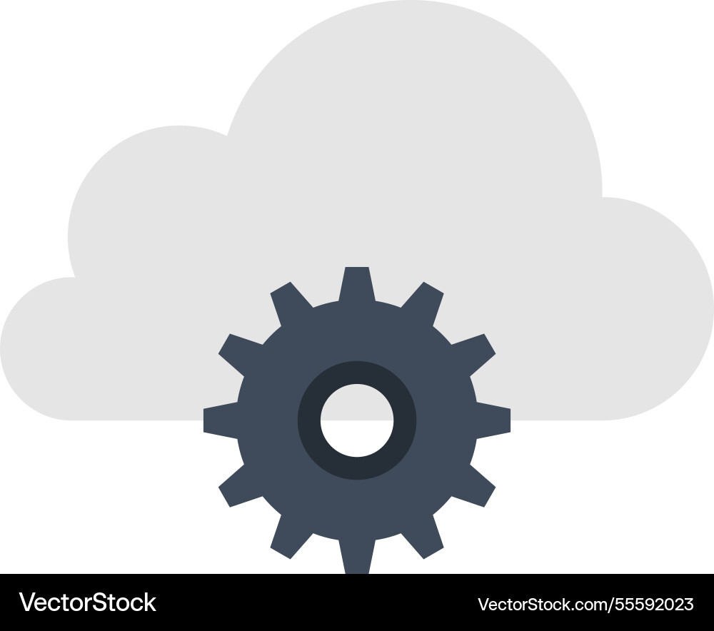 Cloud computing Cloud computing vector image