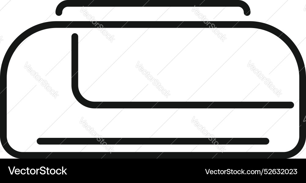 Conditioner installing icon showing wall mounted Conditioner installing icon showing wall mounted vector image
