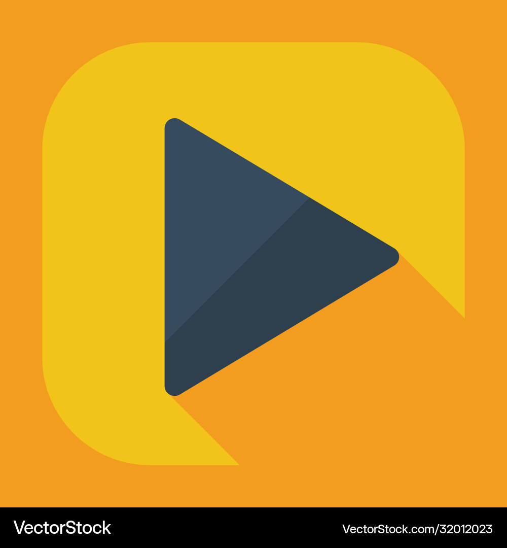 Flat modern design with shadow icon player Flat modern design with shadow icon player vector image