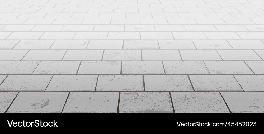 Interlocking Concrete Pavement Vector Image