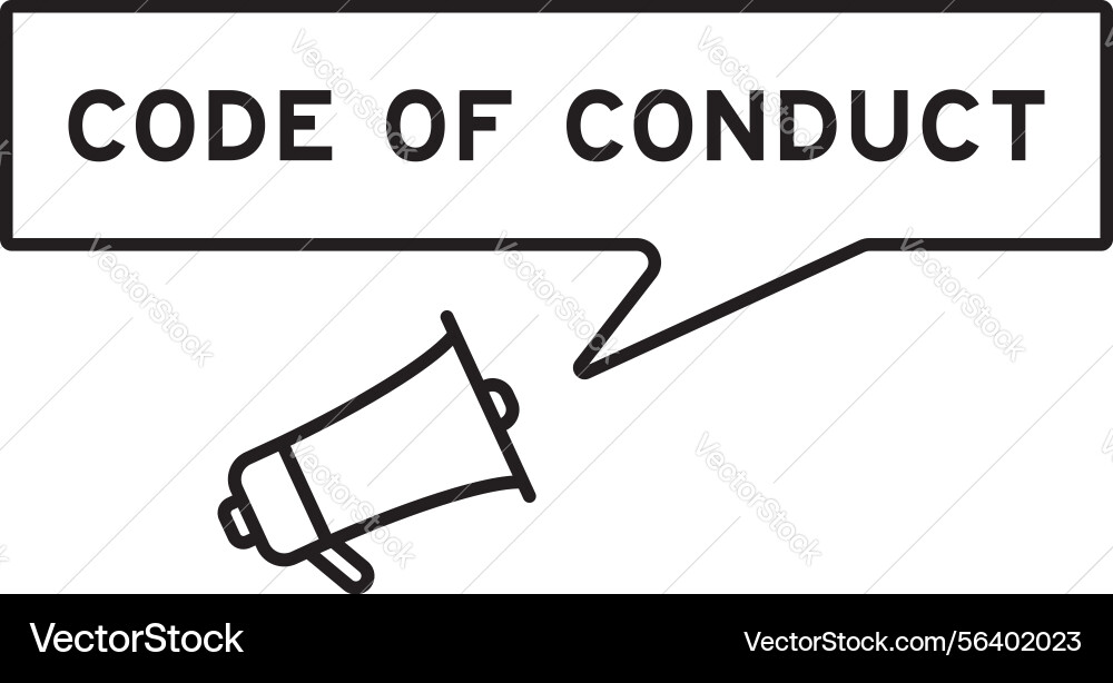 Megaphone icon with speech bubble in word code Megaphone icon with speech bubble in word code vector image