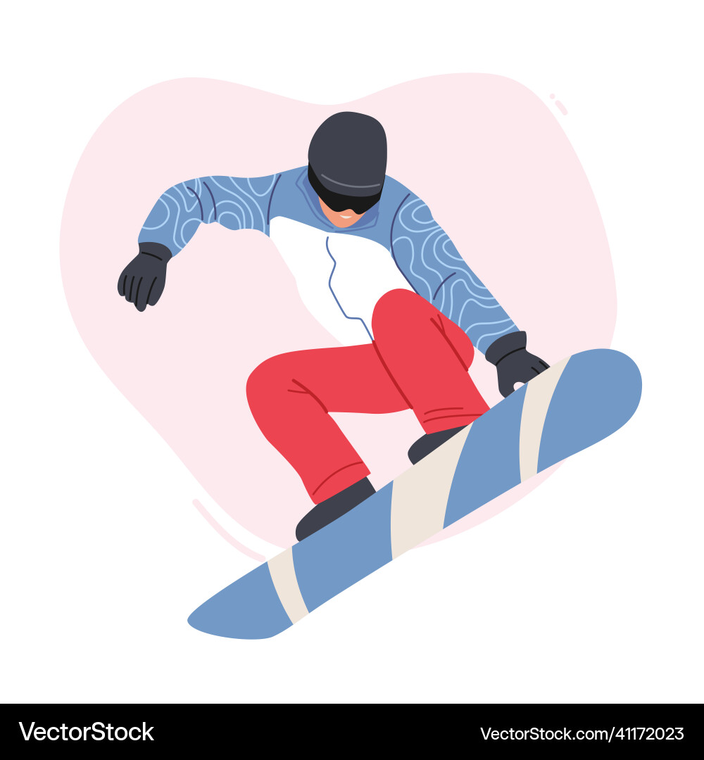 Snowboard Winter Extremsportaktivitäten Snowboard Winter Extremsportaktivitäten vektorbild
