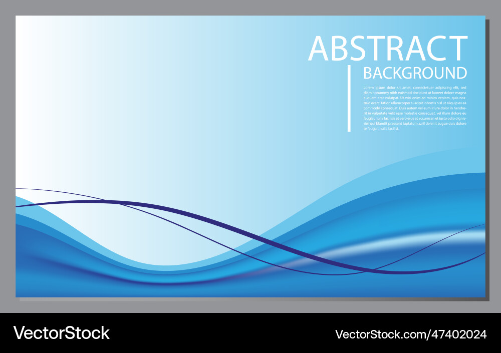 Abstract background smooth blue gradient mesh vector image