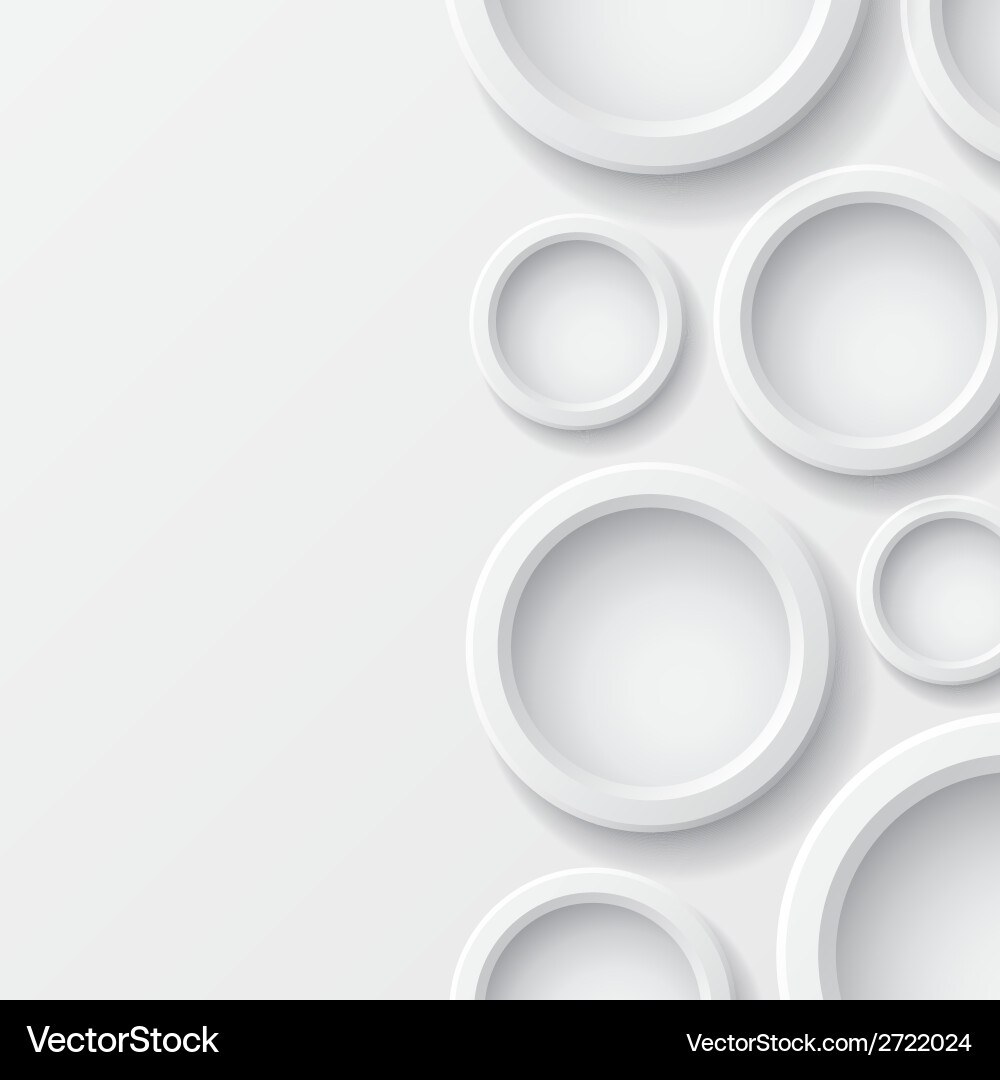 Abstract background with circles vector image