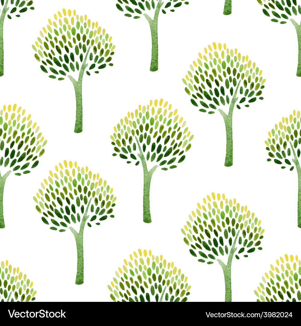 Abstract tree pattern vector image