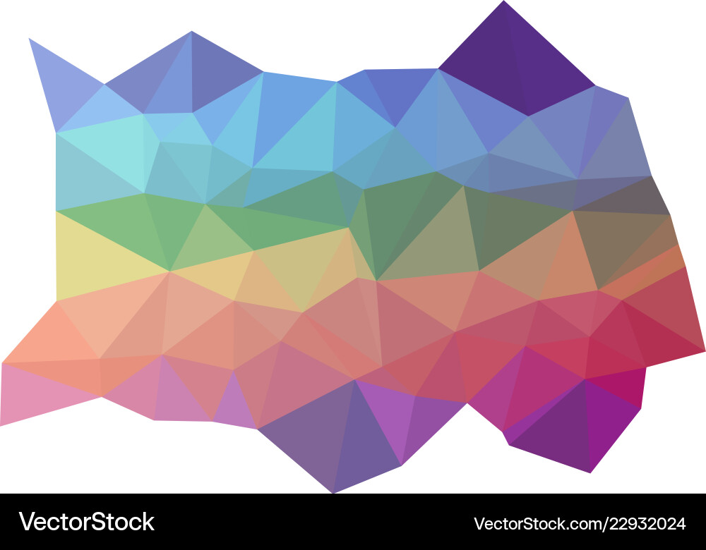 Colorful triangular low poly mosaic abstract Colorful triangular low poly mosaic abstract vector image