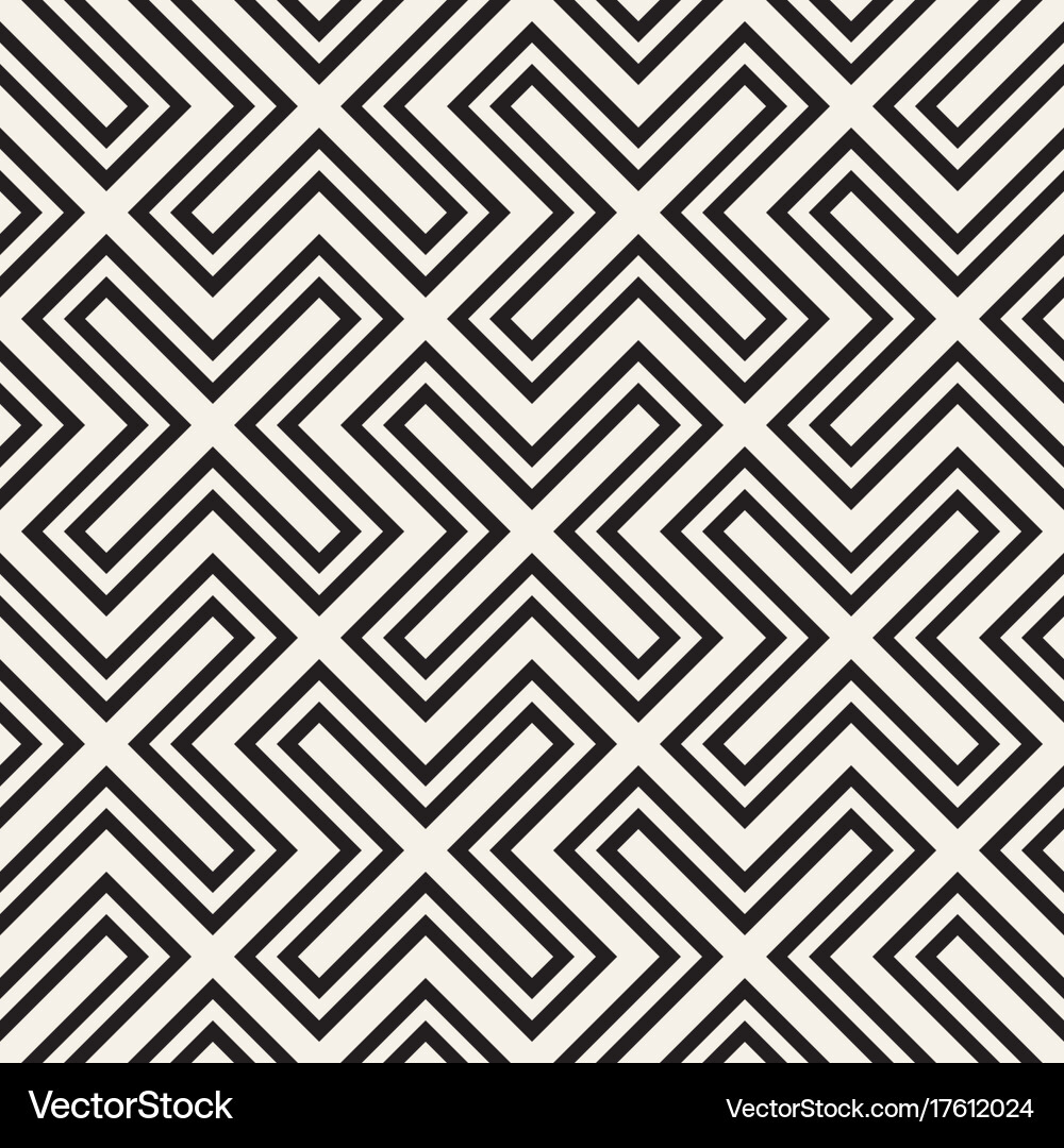 Cross Tiling Pattern - Geometric Texture vector image