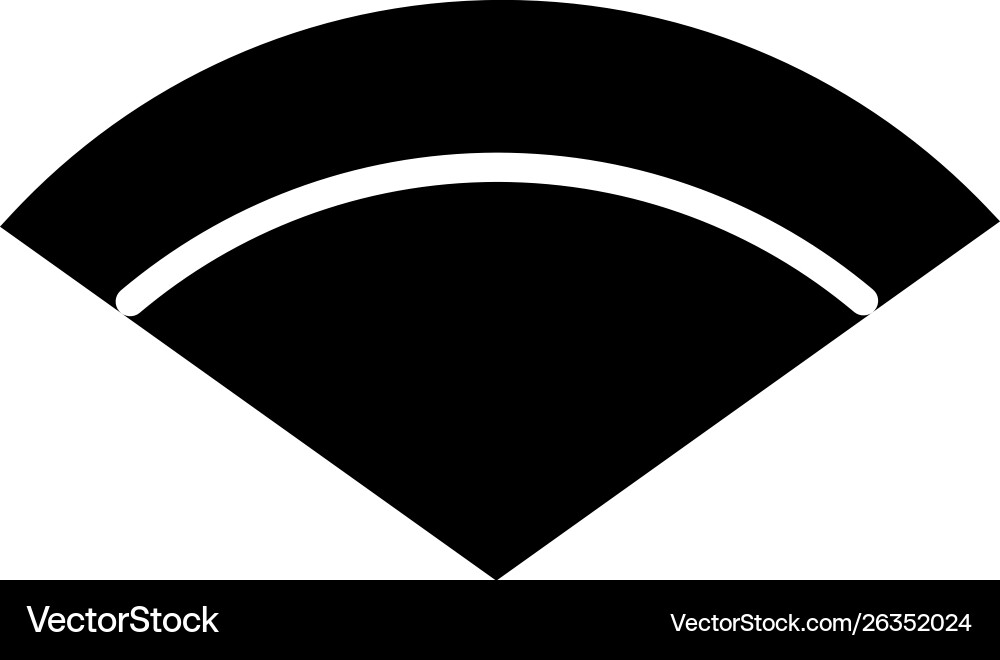 Full signal with bar symbol line icon mobile Full signal with bar symbol line icon mobile vector image