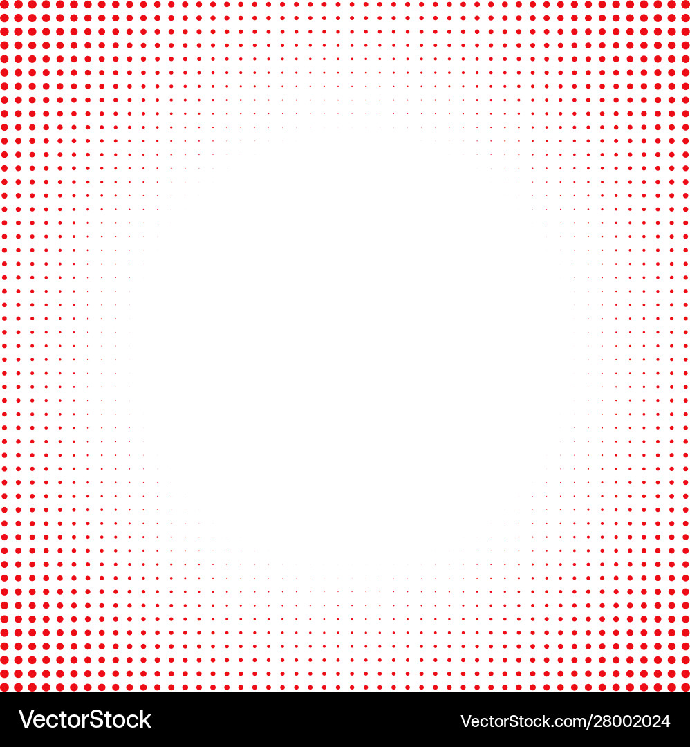 Red Circle Pattern vector image