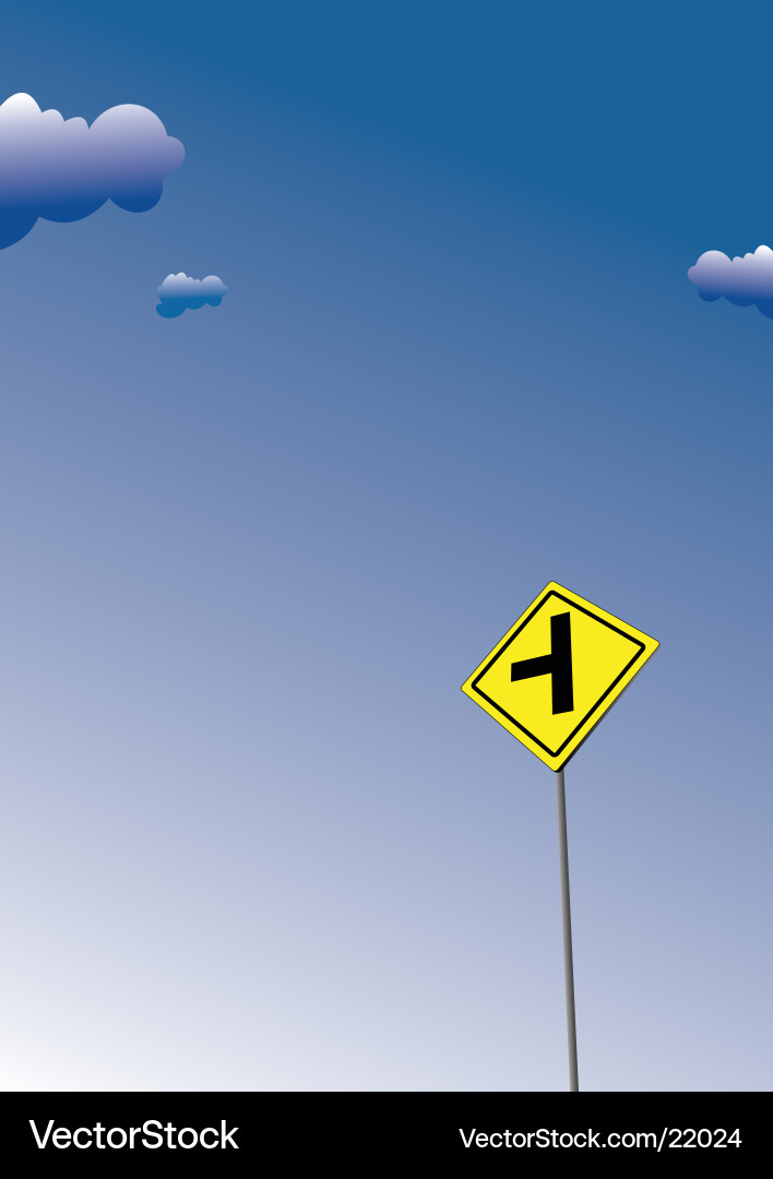 Roadside Sign Vector Image