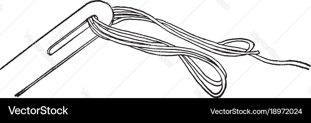 Threaded shuttle is a device in which the thread Vector Image