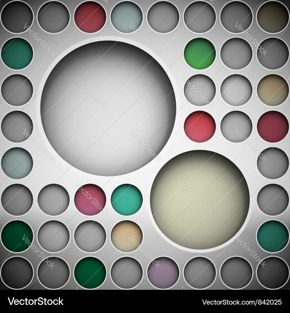 Abstract Circle Pattern Background vector image