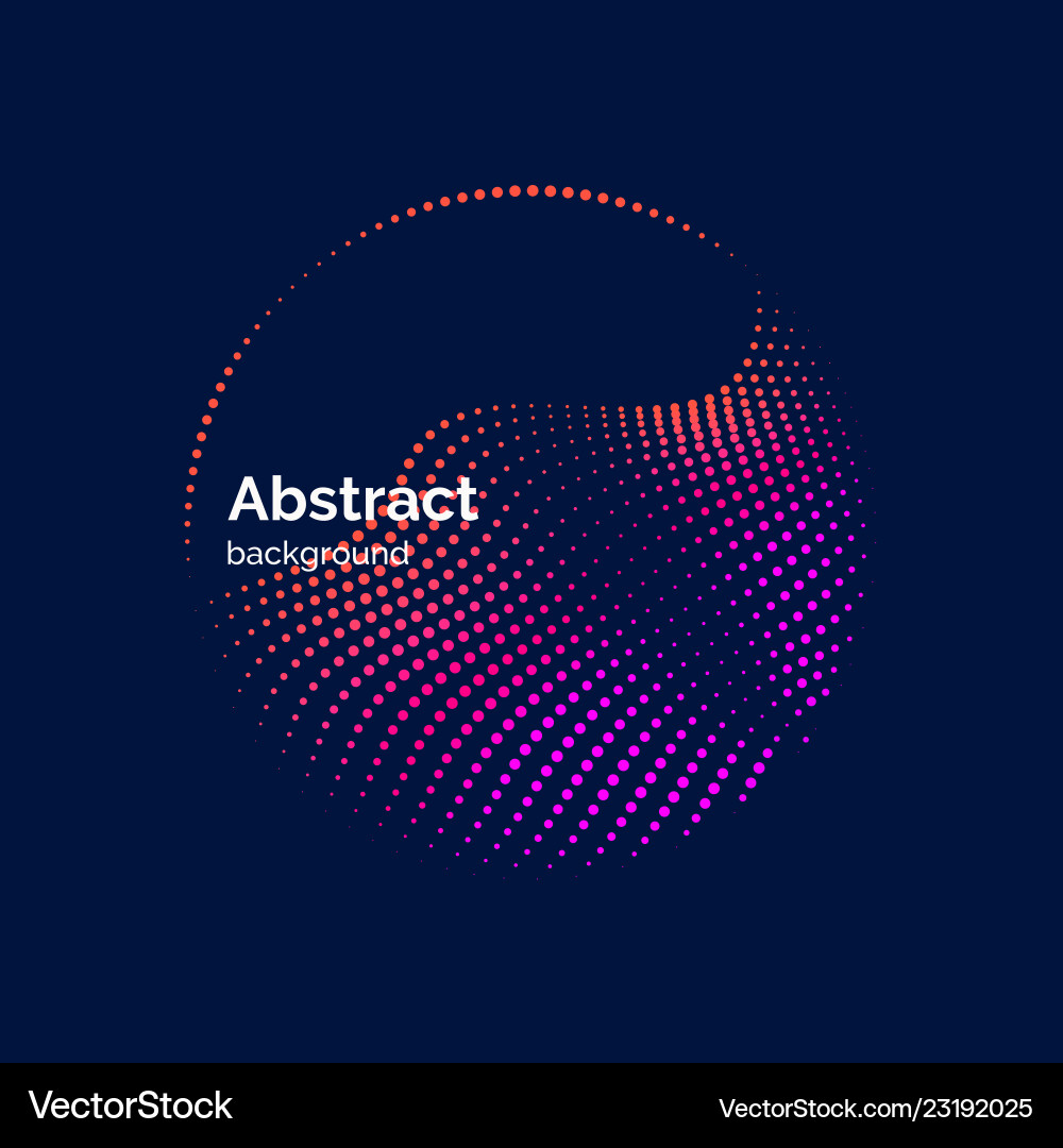Dynamic Wave Background vector image