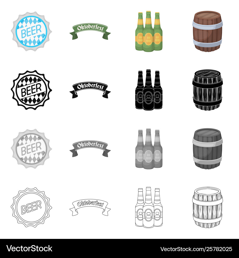 Isolated object minimal and pint symbol Vector Image