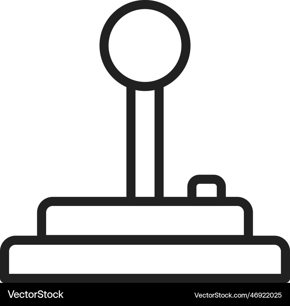 Joystick icon image suitable for mobile vector image